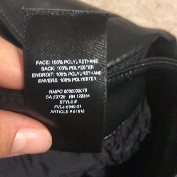 2. Aritzia Wilfred Vegan Leather Melina Pant in Black - Picture 13 of 14